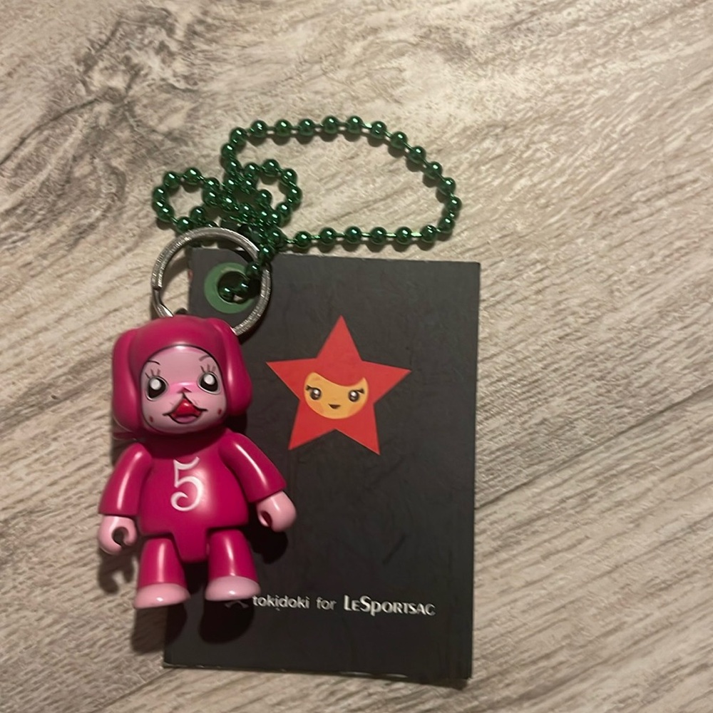 *RARE* Authentic Lesportsac Tokidoki Dalek Qee bag charm keychain toy